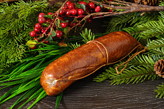Колбаса из косули полукопченая