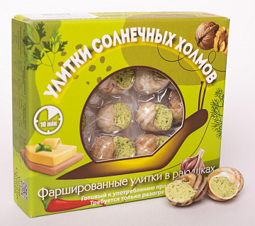 Улитки СОЛНЕЧНЫХ ХОЛМОВ с пряными травами и чесноком Фото Улитки СОЛНЕЧНЫХ ХОЛМОВ с пряными травами и чесноком