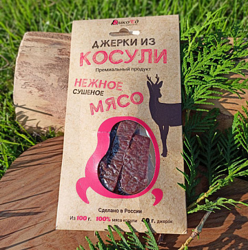 Джерки из косули 40 г Фото Джерки из косули 40 г